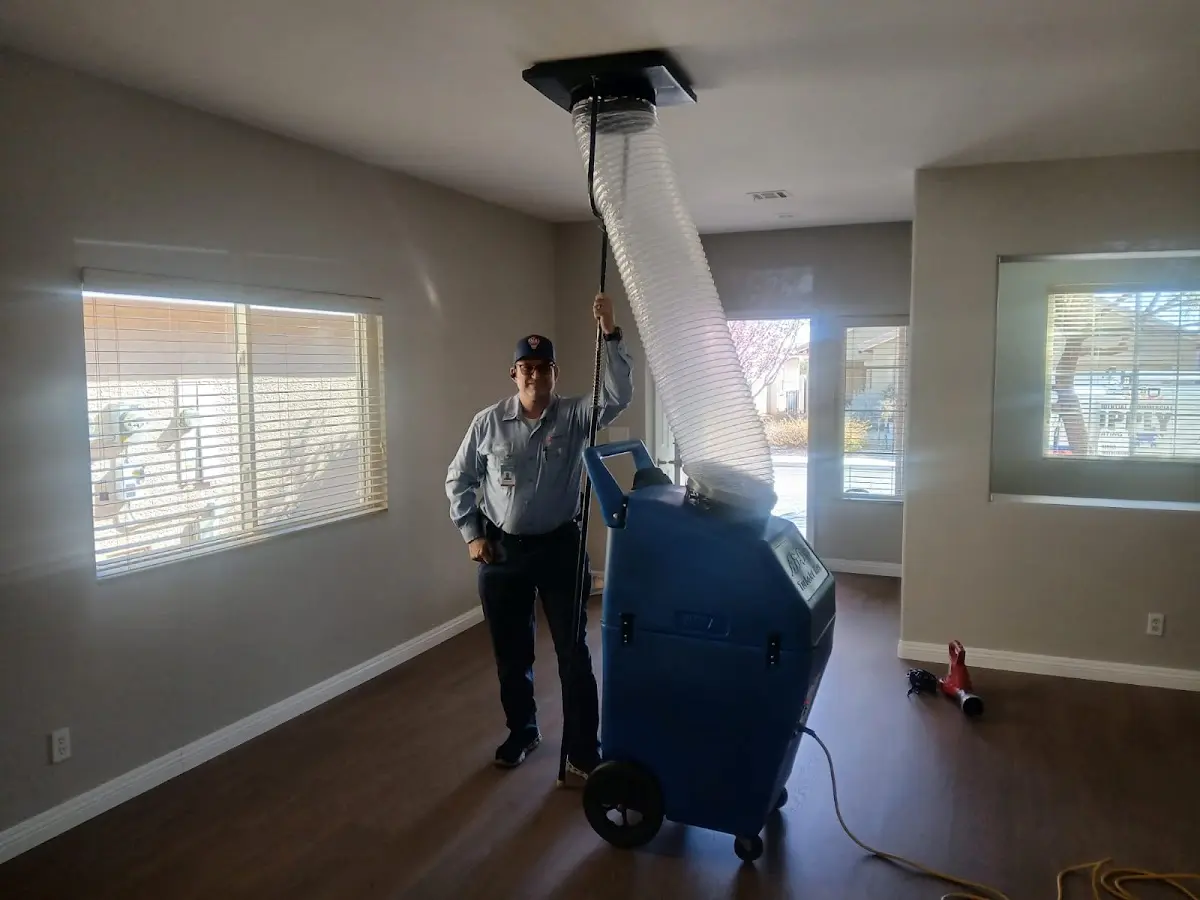 Professional Dryer Vent Cleaning work inside a Camp Hill home